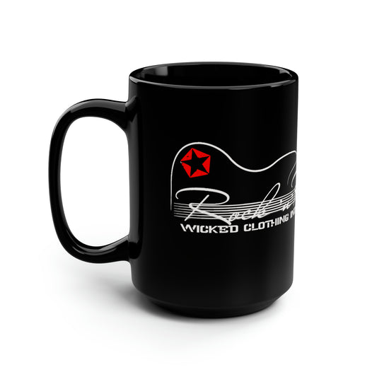 Rock N Roll /Black Mug, 15oz