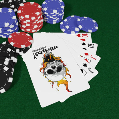 Wicked Skull Poker Cards