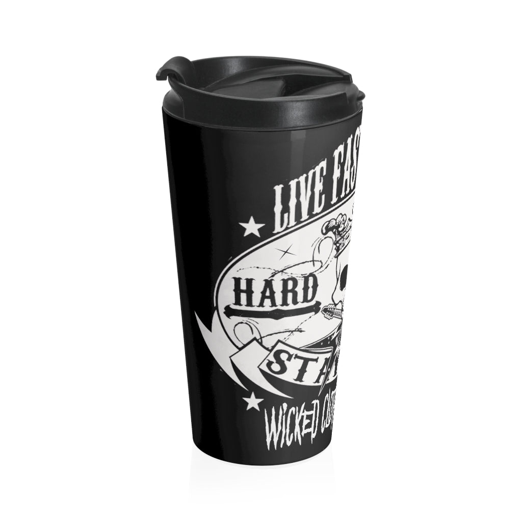 Hard Rock / Stay True /Stainless Steel Travel Mug