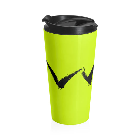 Wicked /Lemon Yellow/Stainless Steel Travel Mug