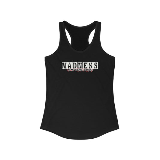 Madness/ Red/ Racerback Tank Top