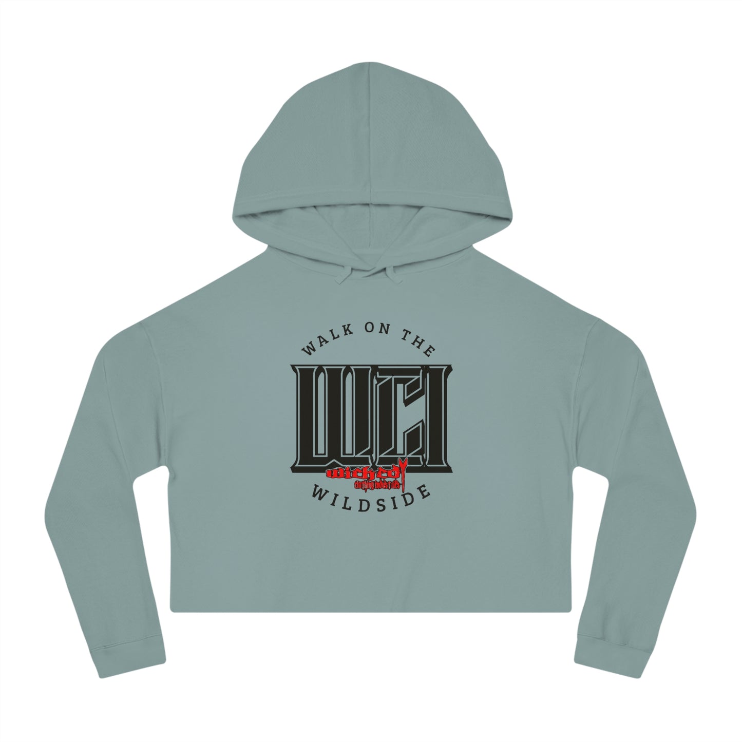 Walk On The WildSide  Cropped Hooded Sweatshirt