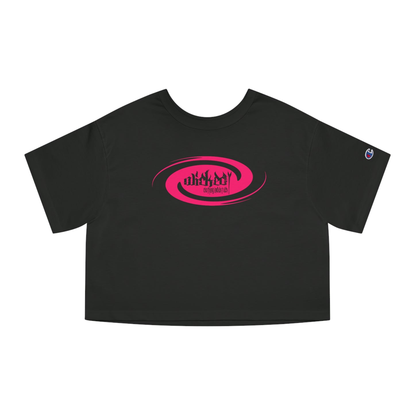 Wicked Storm/ Hot Pink/ Cropped T-Shirt