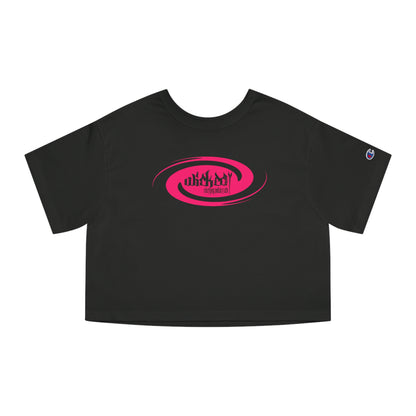Wicked Storm/ Hot Pink/ Cropped T-Shirt