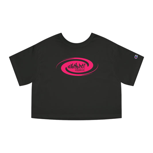 Wicked Storm/ Hot Pink/ Cropped T-Shirt