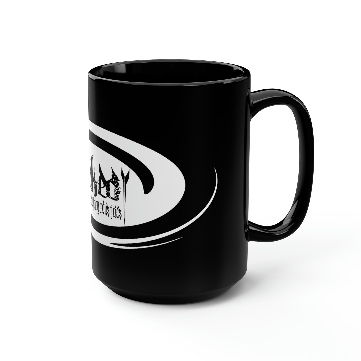 Hurricane White /Black Mug, 15oz