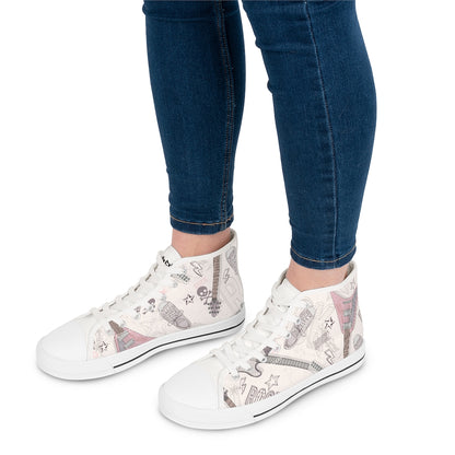 Rock N Roll High Top Sneakers
