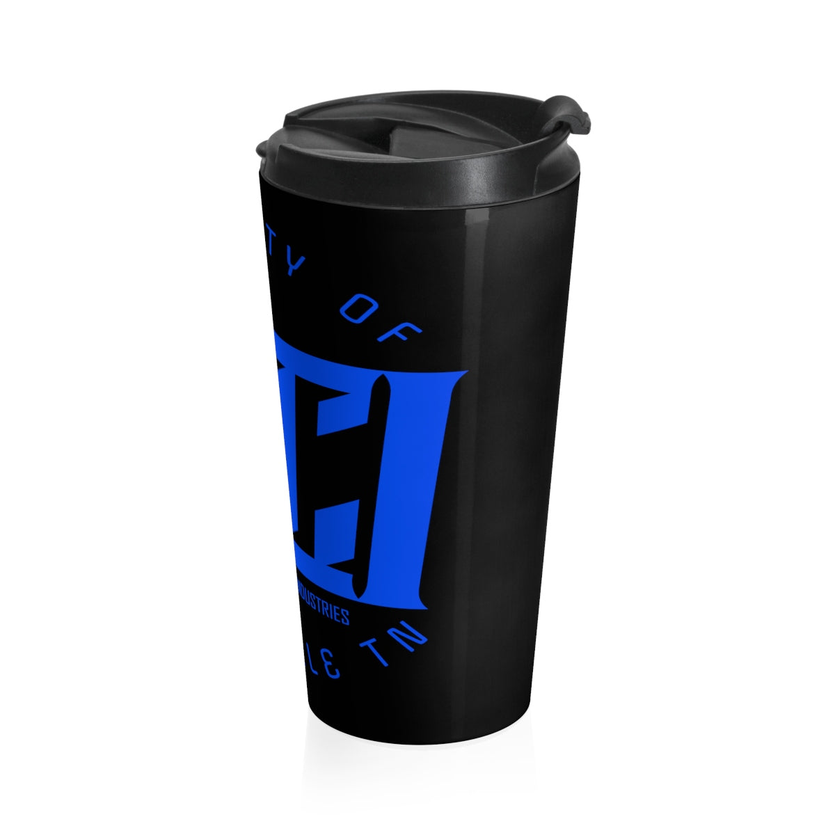 WCI/ Royal Blue N Black/Stainless Steel Travel Mug