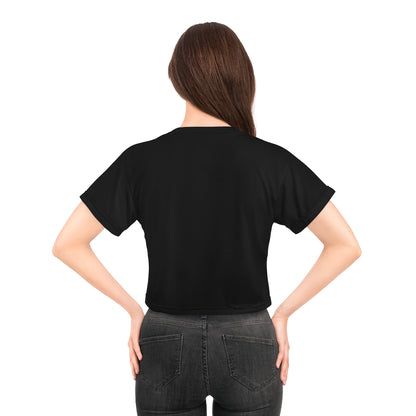 No Fucks Given/ Black Women's CropTop Tee Shirt