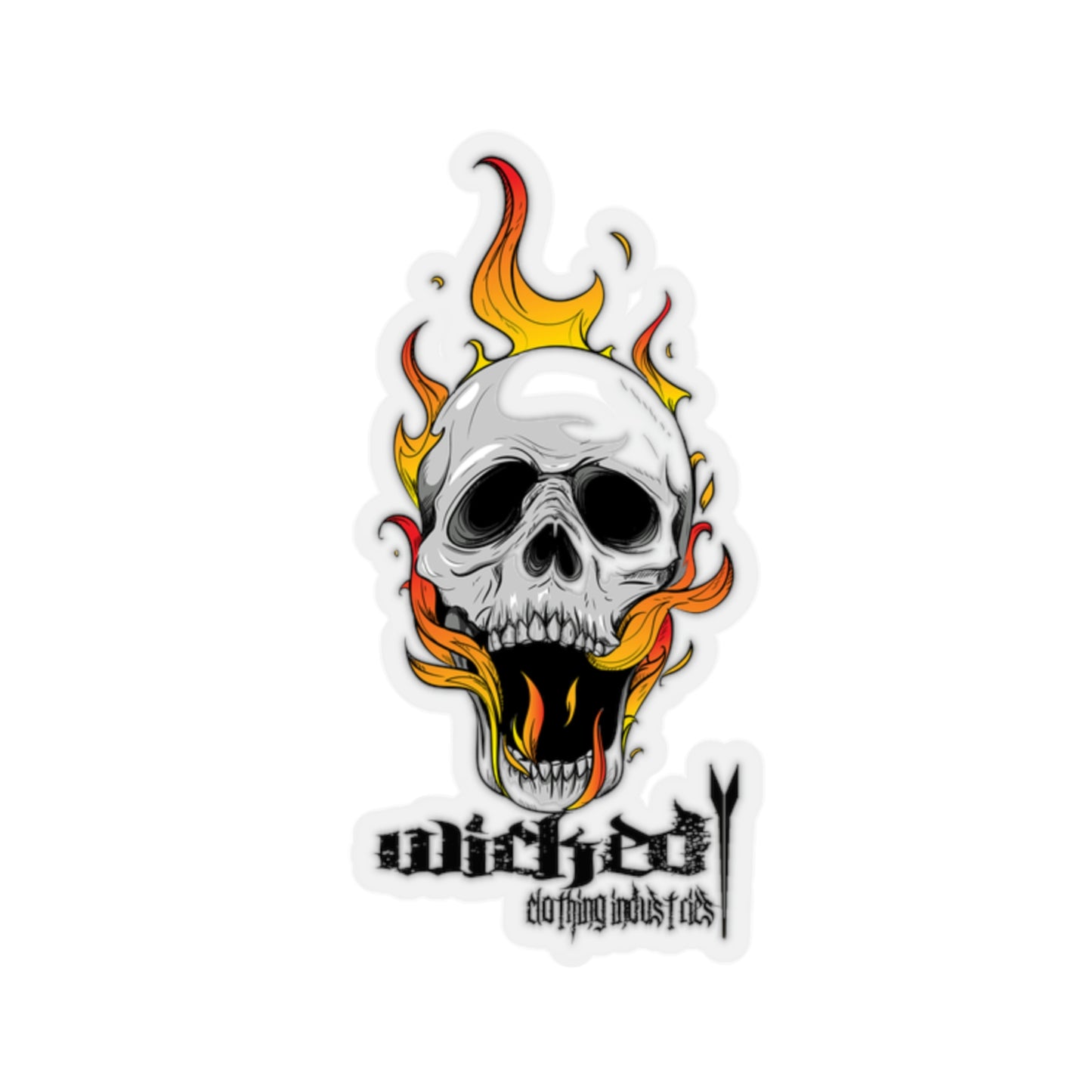 Skull Flames// Stickers