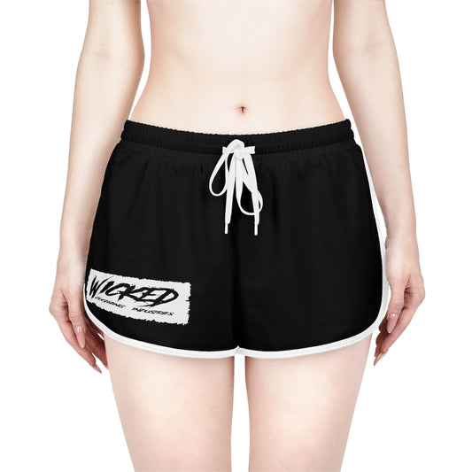 Copy of Crush It/ Relaxed fit Shorts/ Black/Backside