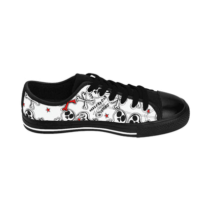 Cartoon Skulls Women's Sneakers