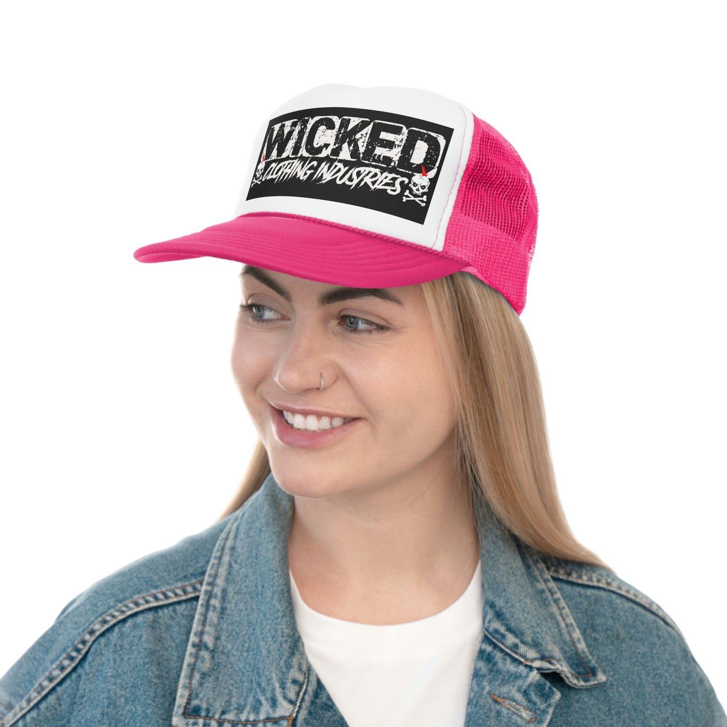 Wicked Punk Rock/ Pink Trucker Caps