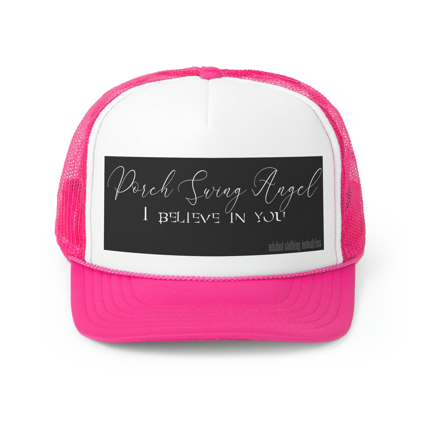 Porch Swing Angel E.L. Trucker Hat