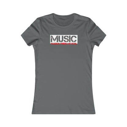 Music Passion Feeds The Soul Women's  Tee