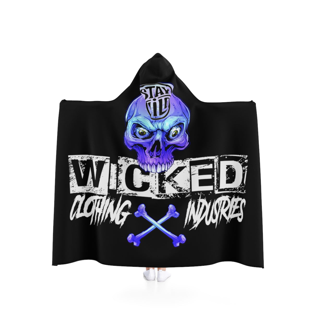 Stay Wild / Skully 1 /Hooded Blanket