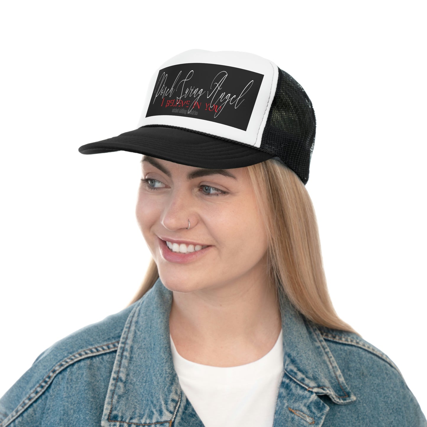 Porch Swing Angel E.L. Trucker Hat