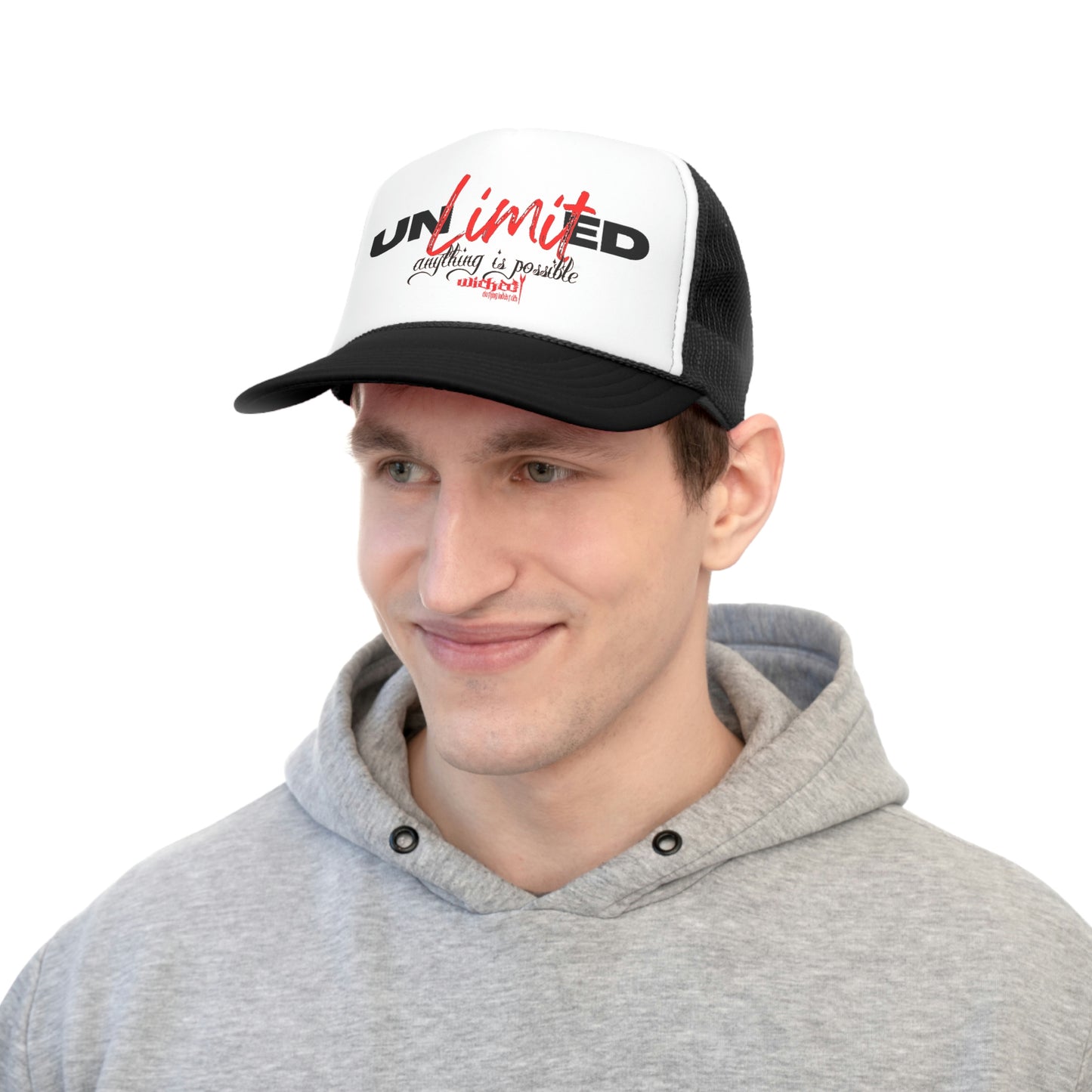 Unlimited  Black/ Trucker Caps